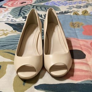 Nude Cole Haan leather wedge